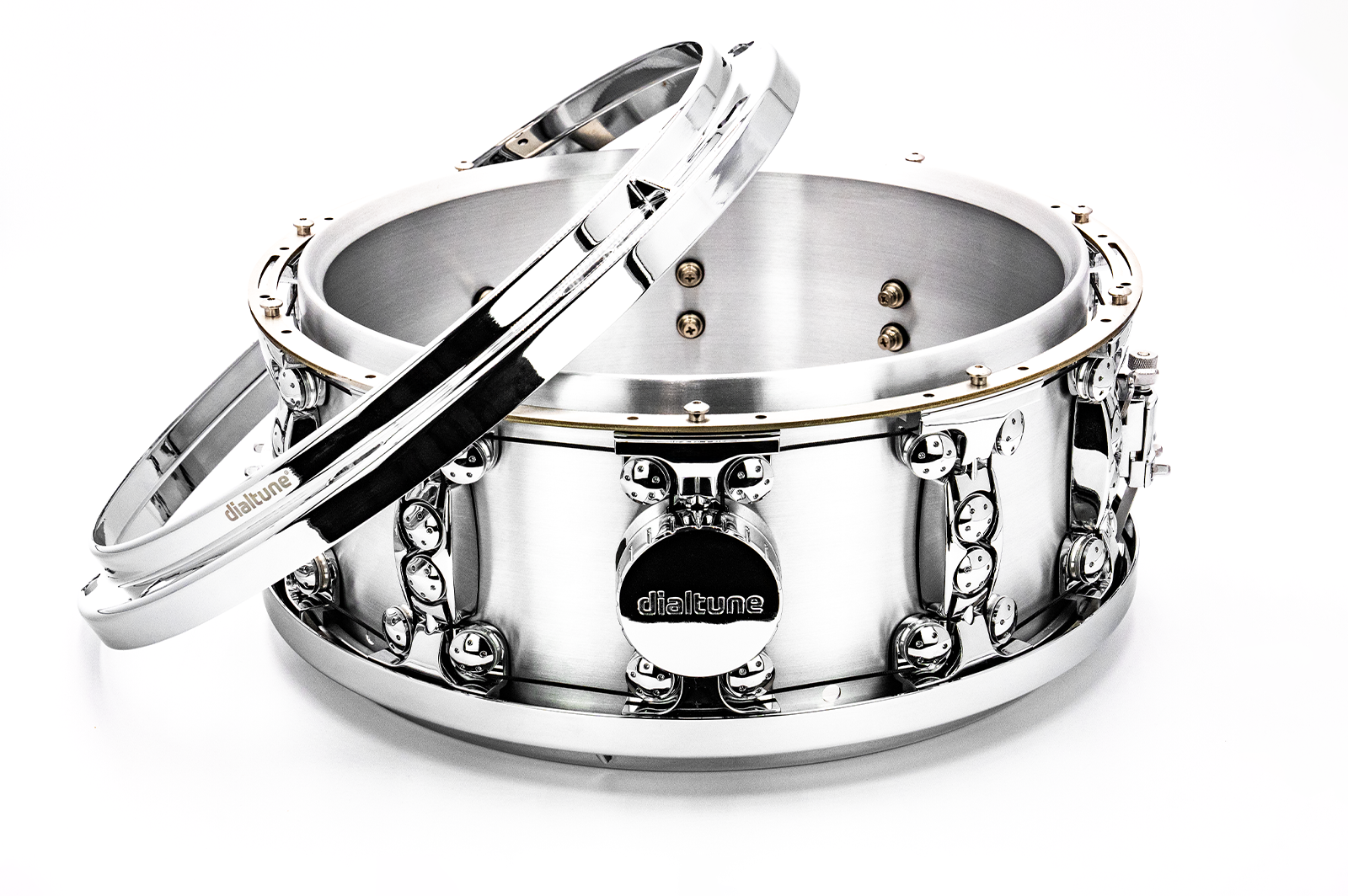 6.5x14 Raw Spun Aluminum Snare Drum