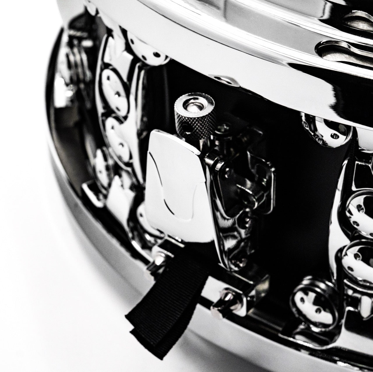 6.5x14 Powder Coated Matte Black Aluminum Snare Drum (LIMITED RELEASE)