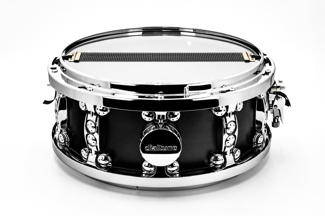 6.5x14 Powder Coated Matte Black Aluminum Snare Drum (LIMITED RELEASE)