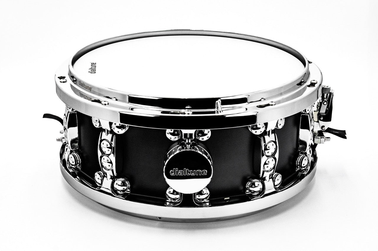 6.5x14 Powder Coated Matte Black Aluminum Snare Drum (LIMITED RELEASE)
