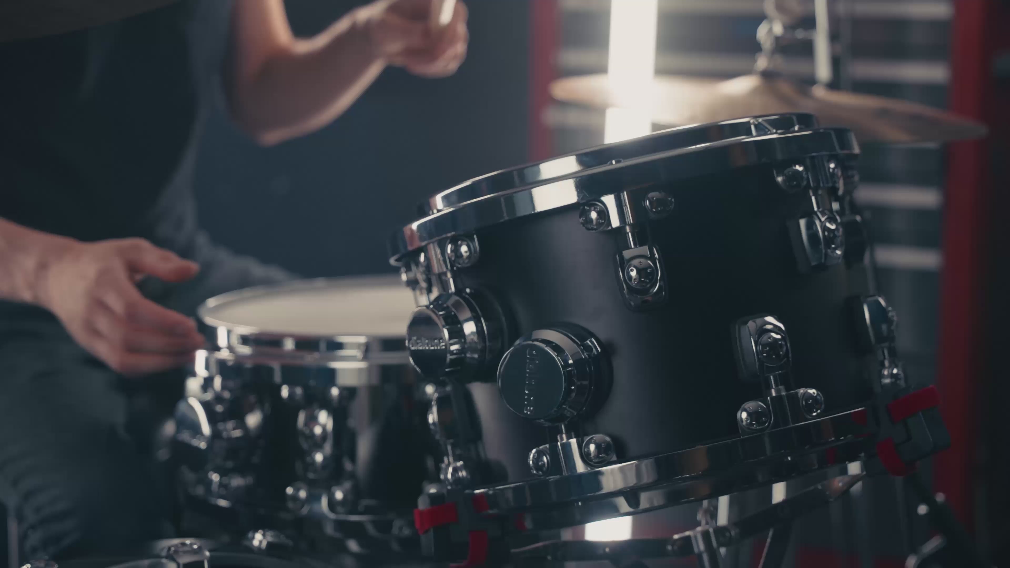Load video: drummer tuning dialtune rack tom