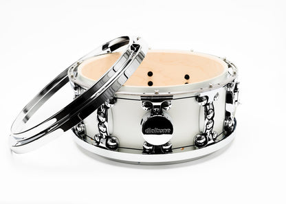 6.5x14 Matte White Maple Snare Drum