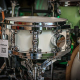 6.5x14 Maple Matte White Snare Drum
