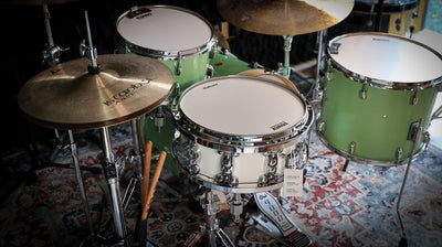 6.5x14 Matte White Maple Snare Drum