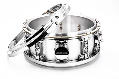 6.5x14 Raw Spun Aluminum Snare Drum