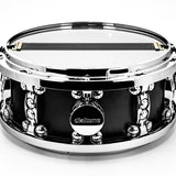 6.5x14 Powder Coated Matte Black Aluminum Snare Drum (LIMITED RELEASE)