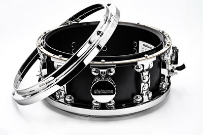 6.5x14 Powder Coated Matte Black Aluminum Snare Drum (LIMITED RELEASE)