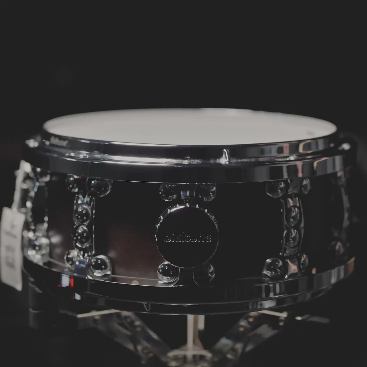 Load video: 6.5x14 Seafoam Blue Maple Snare Drum